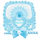 glitter text pesonal ANNA