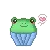 frog cupcake