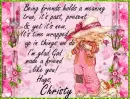 Being Friends - Christy