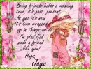 Being Friends - Jaya