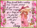 Being Friends - Jenny