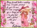 Being Friends - Katrina