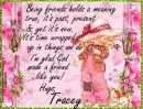 Being Friends - Tracey