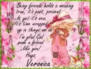 Being Friends - Veronica