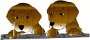 two puppies 