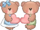 bears with hearts