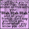 blah blah blah