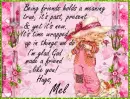 Being Friends - Mel