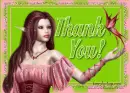 Thank you lady with butterfly