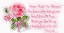 thank you for being a lovely  friend Pami