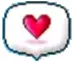a heart in the air