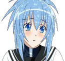 blue girl