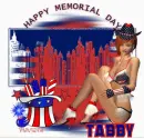 Happy memorial day. Tabby
