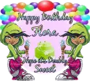 Happy Birthday - Flora