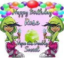 Happy Birthday - Rose