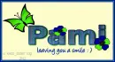 Pami - Leaving you a smile - Butterfly - Flower