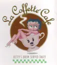 Betty Boop having special coffee