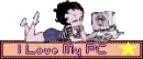 Betty Boop addict computer
