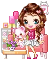 girl holding pink teddy