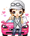 pink car