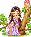 sitting on a tree