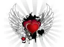 Heart with wings