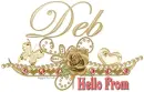 Pretty Gold Hello - Deb
