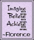 Motivational Quotation In Lavender - Florence