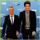 Adam Lambert and Sauli Koskinen