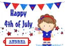 4th of July Girl - Andrea