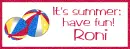 Summer fun - Roni