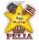 Hi  Happy  4th of  July  Pelia