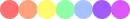 Rainbow circles