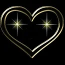 gold hearts