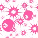 [Bom] 8-Ball Pink / White