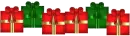 Christmas gifts divider - xmas - div