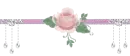 Pink floral divider - div