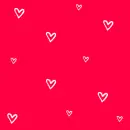 red hearts
