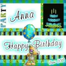 Happy Birthday - Anna - aug bir