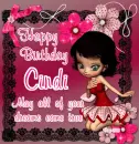 Happy Birthday - Cindi - aug bir