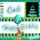 Happy Birthday - Cindi - aug bir