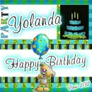 Happy Birthday - Yolanda - aug bir