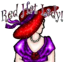 red hat lady