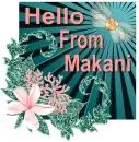 Tropical Name on Green - Makani