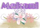 Name in Coral - Makani