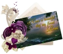 Purple Post card - Roni