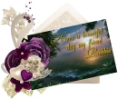 Purple postcard - Robbie