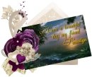 Purple post Card - Sweetlynn