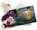 Purple Post card - Jane