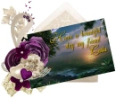 Purple Post card - Carla
